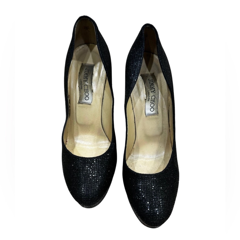 Jimmy Choo Glitter High Heel Shoes